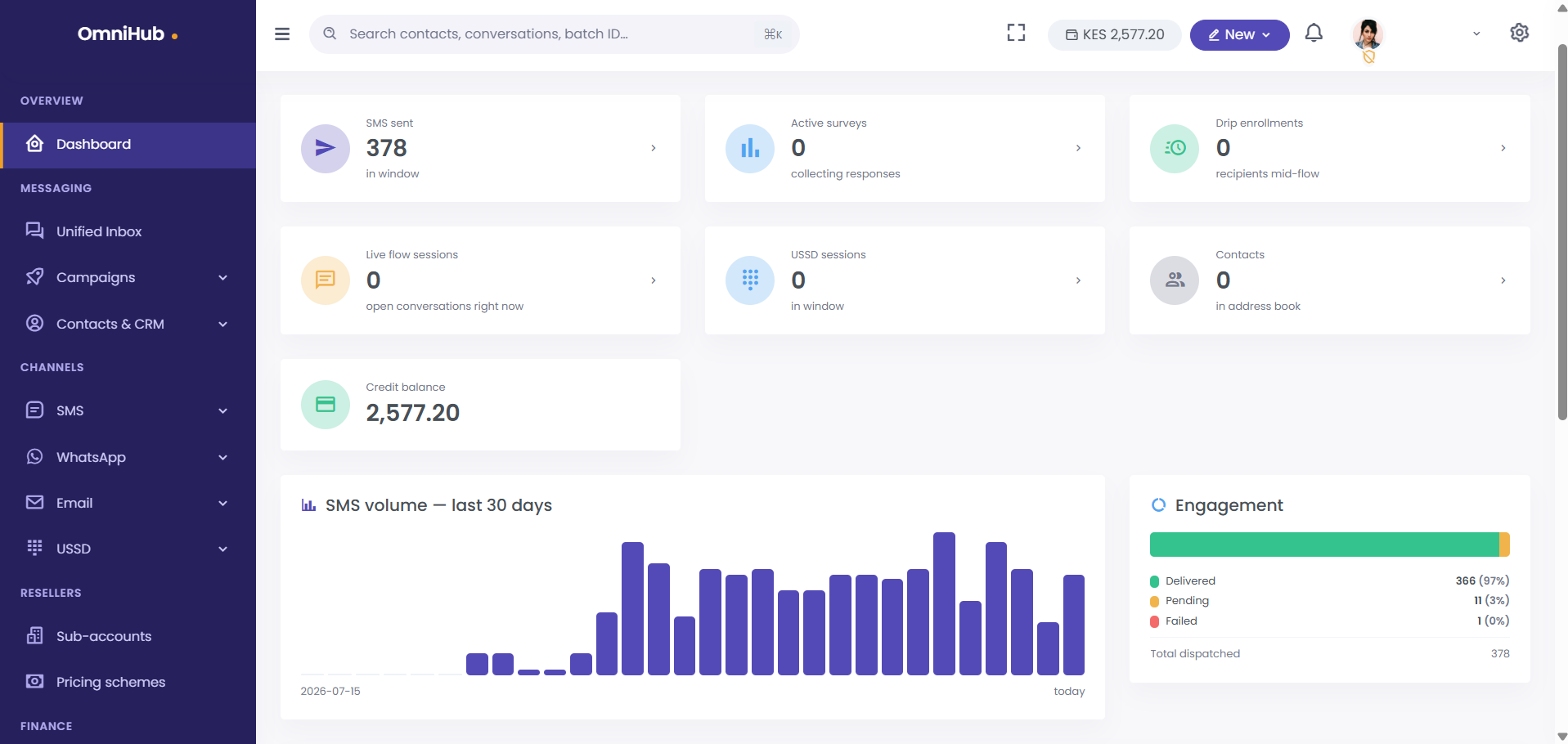 OmniHub operator console
